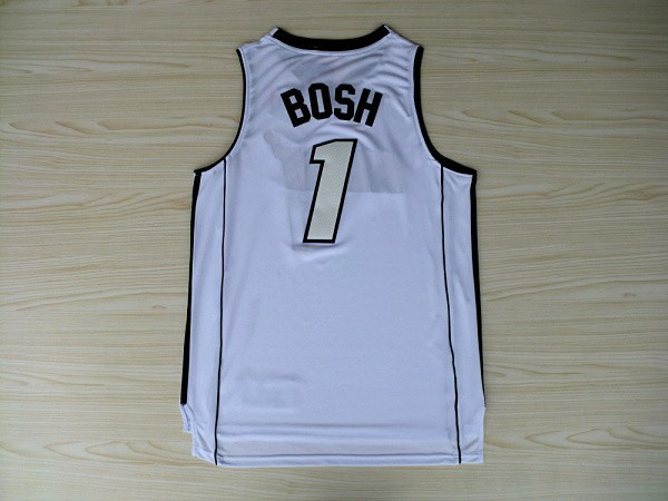  NBA Miami Heat 1 Chris Bosh New Revolution 30 Swingman White 2012 2013 New Season Jersey